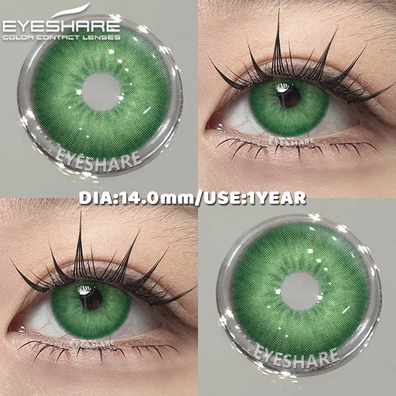 Blue Colored Contact Lenses Cute Eyes Contacts Beauty pupils Korean lenses Eye Enlarge Coloured Contact Lens softlenses