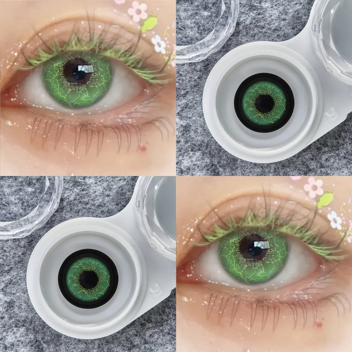 Anime Colored Contact Lenses Miku Cosplay Coloured Contact Lens Yearly Beauty Small Pupils Lens Pink Eye Lenses