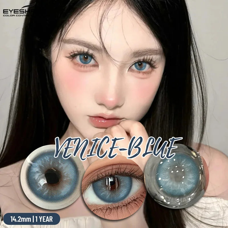 1 Pair Color Contact Lenses for Eyes Blue Eye Contacts Brown Natural Contact Lenses Gray Pupils Green Contacts Yearly