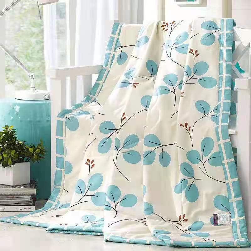 Summer Cotton Quilts Thin Air-conditioning Comforter Soft Breathable Office Nap Blanket Quilted Bed Covers and Bedspreads