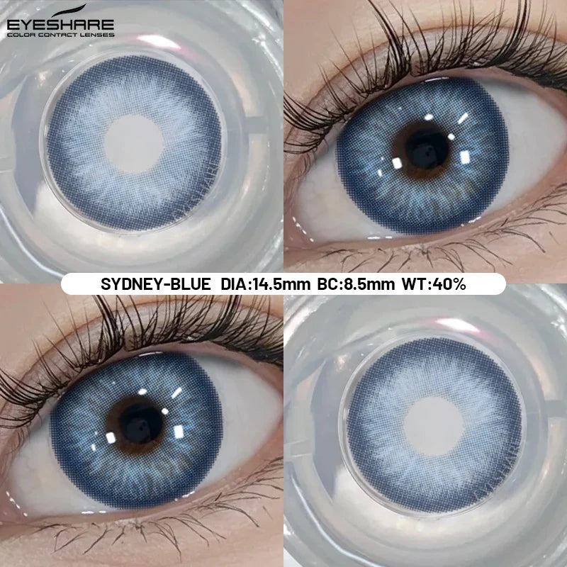 Big Eyes Color Contact Lenses Fashion Blue Colored Contact Lense Brown Softlenses Green Beauty Pupils Yearly Use