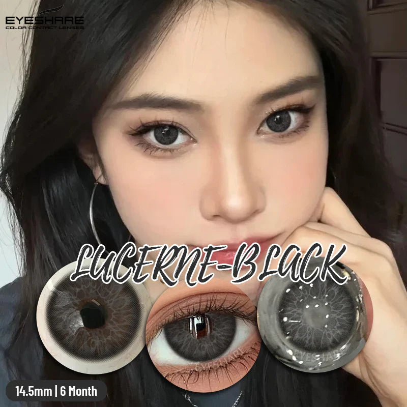 1pair Natural Colored Contacts Lens Blue Lenses Green Contacts Soft Beauty Makeup Pupils Brown Contact Lenses for Eyes