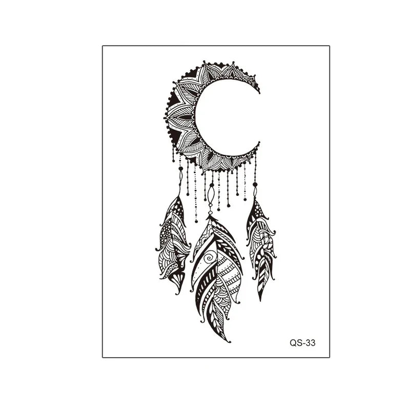 1pcs Hand Flower Rose Fake Tattoo Stickers Waterproof Temporary Tatto Body Art for Girl Women Men