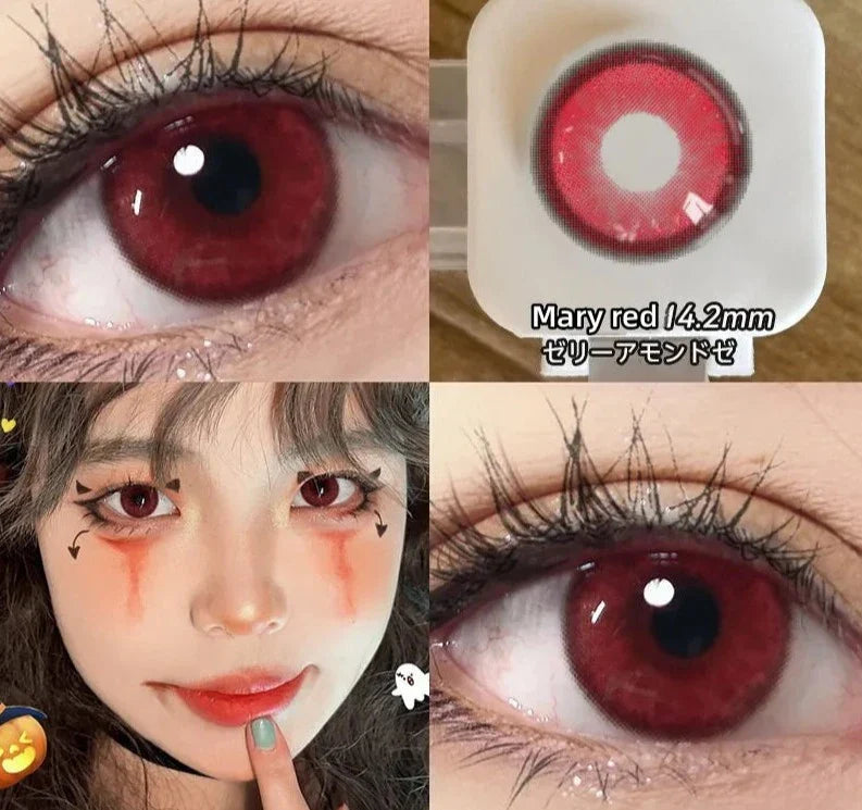 Colored Lenses For Eyes with Diopter Myopia Eyes Contacts Lens Beauty Pupil 1 Pair Natural Cosmetics Yearly New