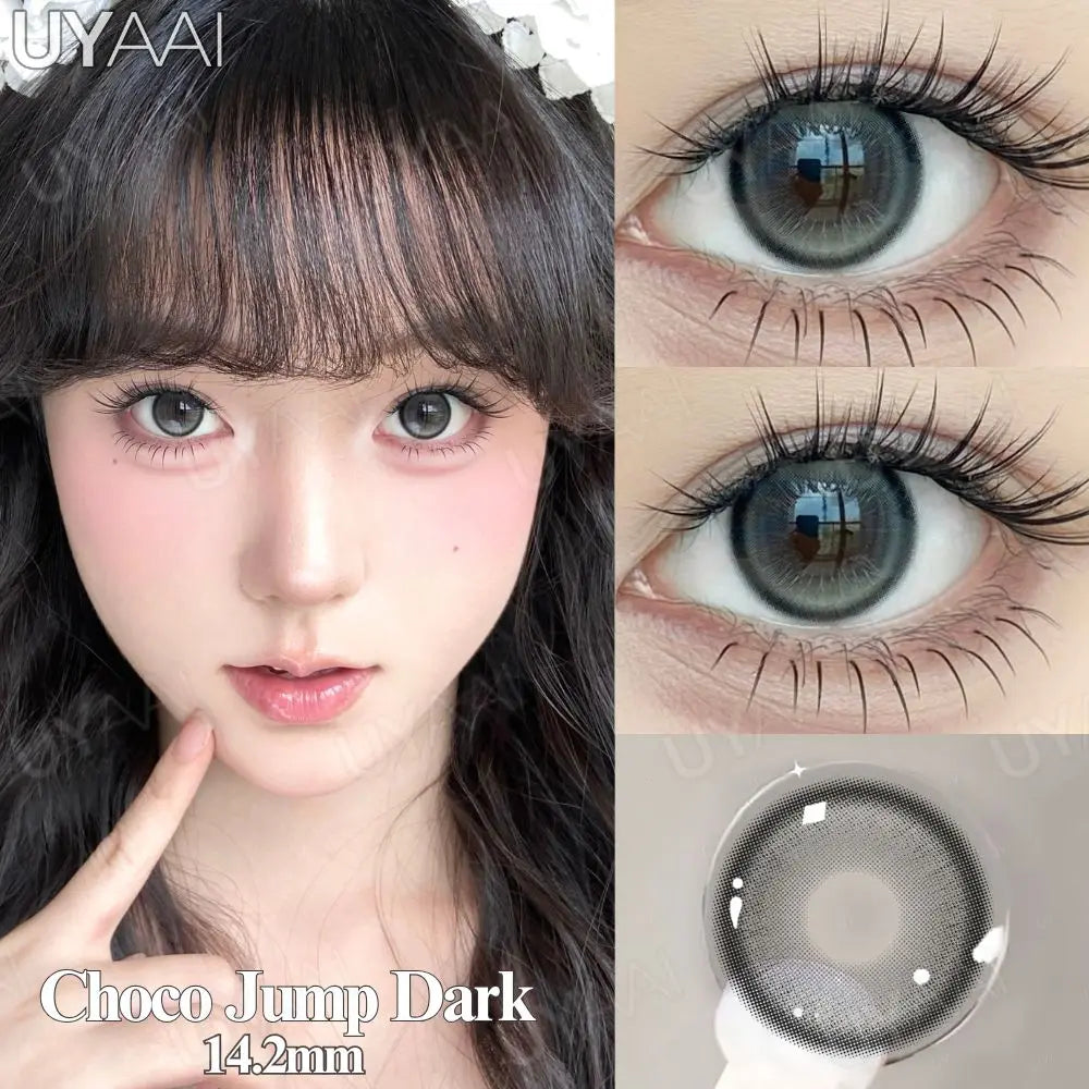 Contact Lenses  Natural Brown Lens Beauty Pink Eyes Color Lenses Cosmetics Gray Eye Lenses Makeup Green Beauty Colorcon