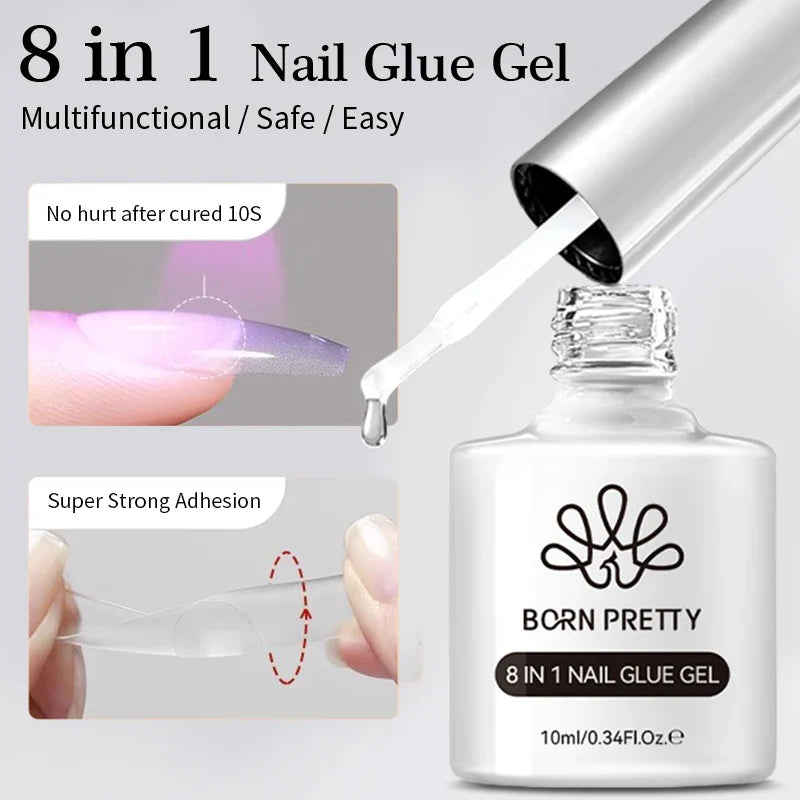 10ml Leopard Cat Magnetic Eye Gel Nail Polish Autumn Night Coffee Brown Glass Beads Soak Off UV LED Manicure Nail Ar