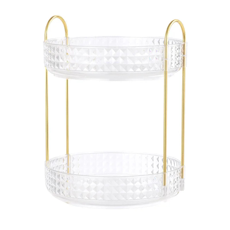 Large Capacity Acrylic Cosmetic Storage Box Desktop Organizer Perfume Rack Bathroom Bedroom Study Modern Minimalist Design