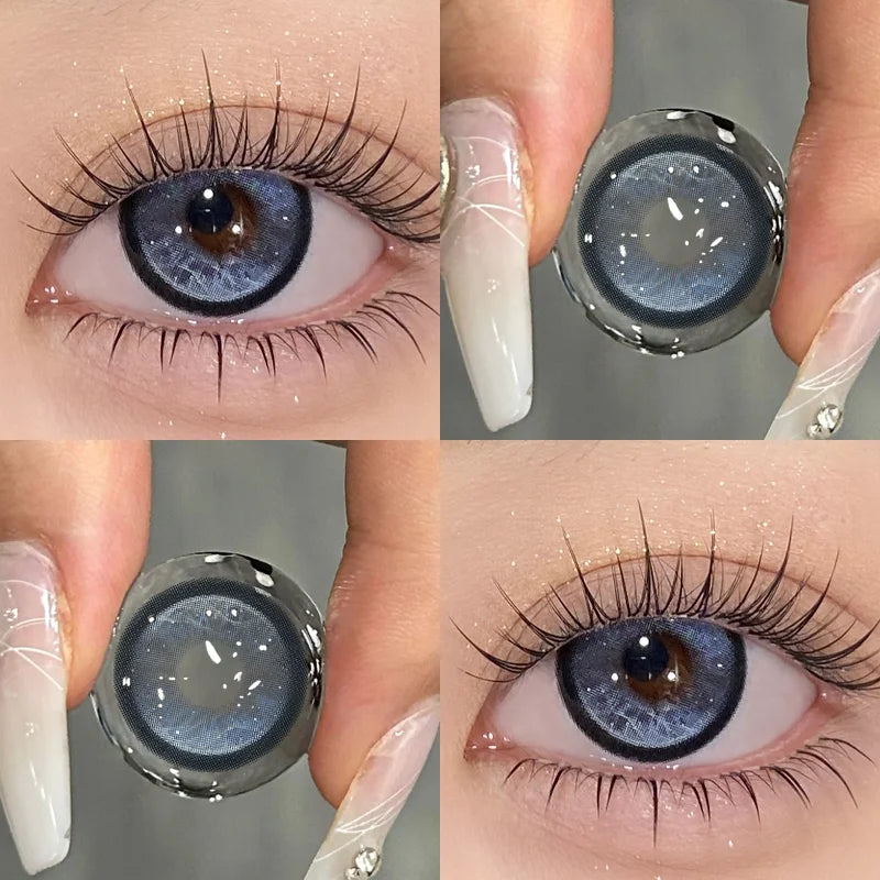 Contact Lenses for Eyes Natural Beauty Pupils Lenses Korean Brown Contacts 2PCS 1Year Fashion Green Make Up Fast Ship