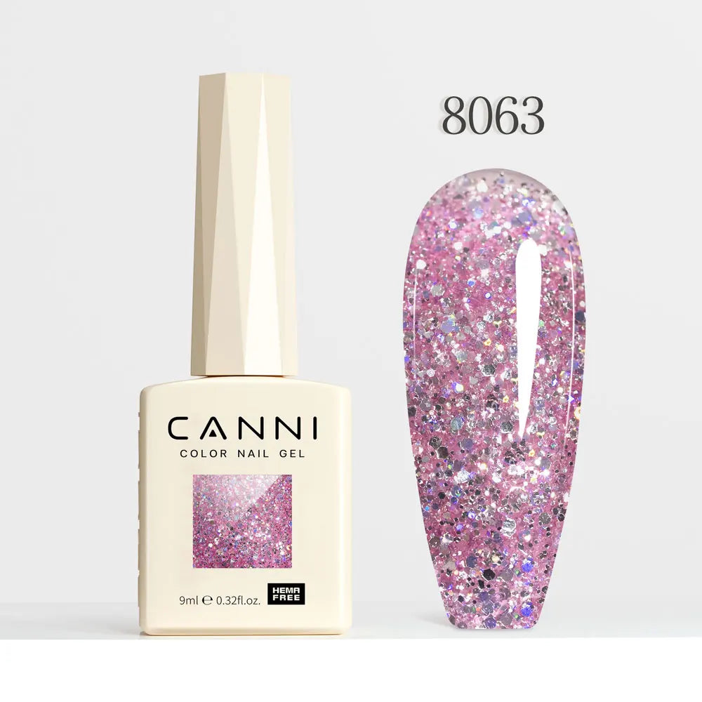 Gel Nail Polish Glitter Diamond Sparkle Color Collection Gorgeous Color HEMA FREE Soak Off UV LED Semi Permanent AurorGel