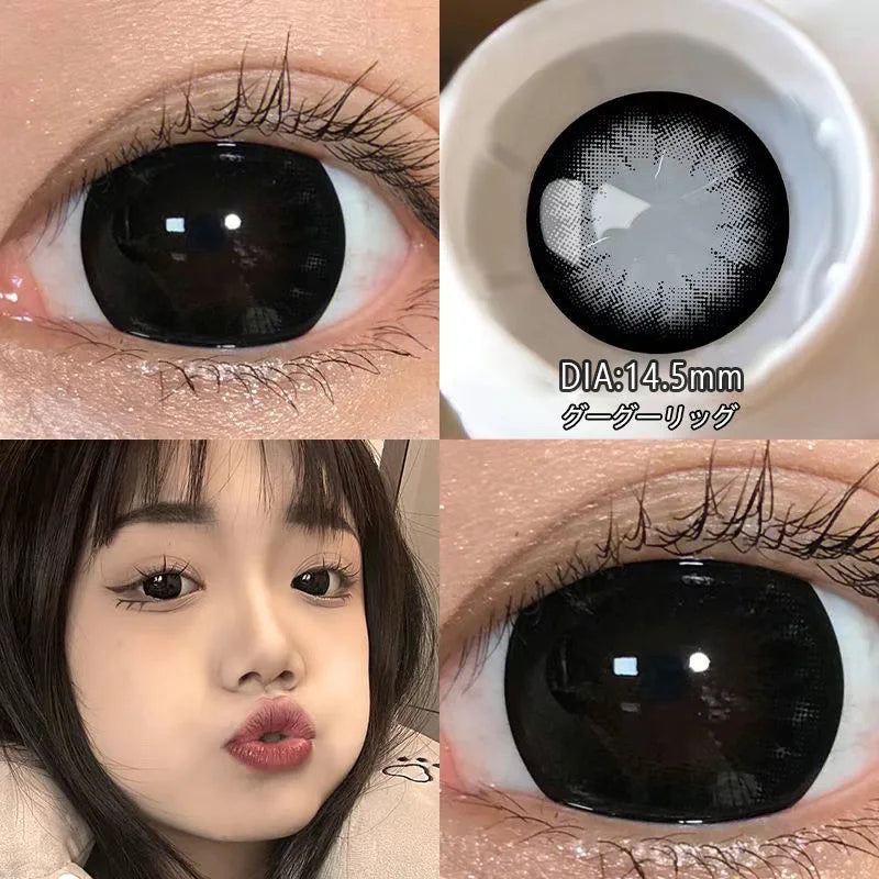 1 Pair New Natural Contact Lenses for Eyes Soft Brown Lenses Myopia Degree -0.00to-8.00 Beauty Pupil Makeup Free Shipping