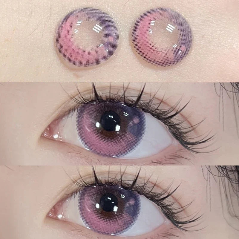 2pcs Color Contact Lenses Pupil 6months Cute Eye Circle Lens