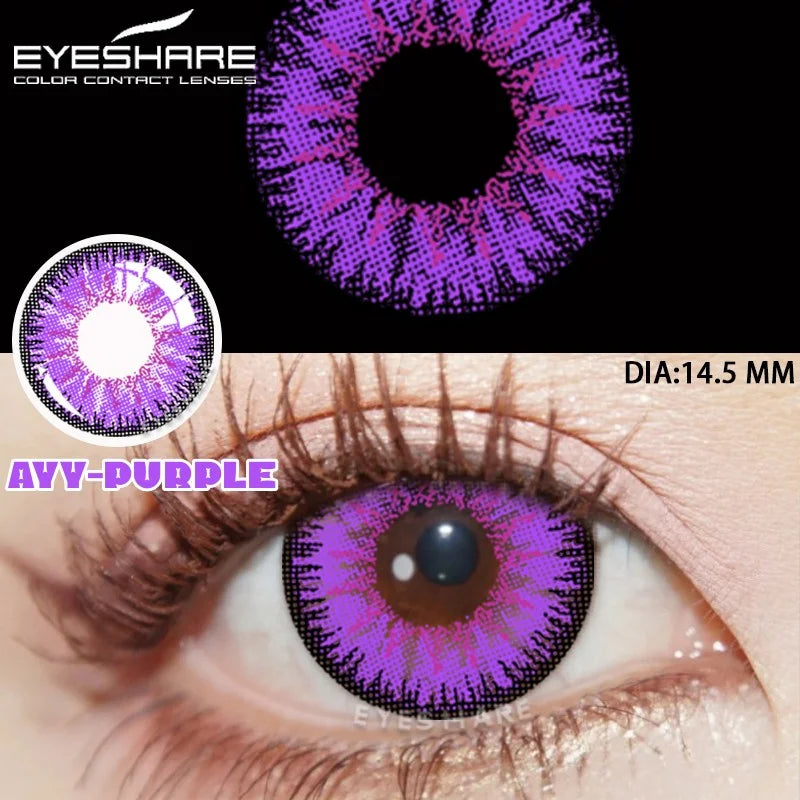 Colorful Contact Lenses for Eyes 1pair Cosplay Color Contact Lenses Anime Accessories Anime Lenses Yearly Red Lenses