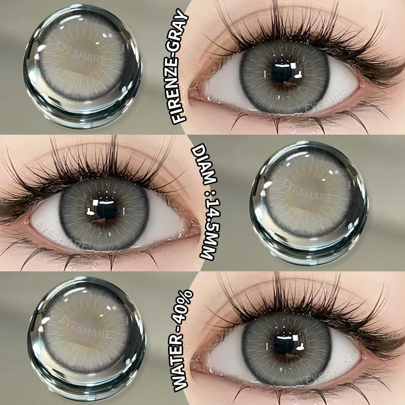 1Pair Colored Contact Lenses for Eyes Natural Contact Lenses Fashion Lense Blue Eye Lenses Green Eye Contacts Yearly