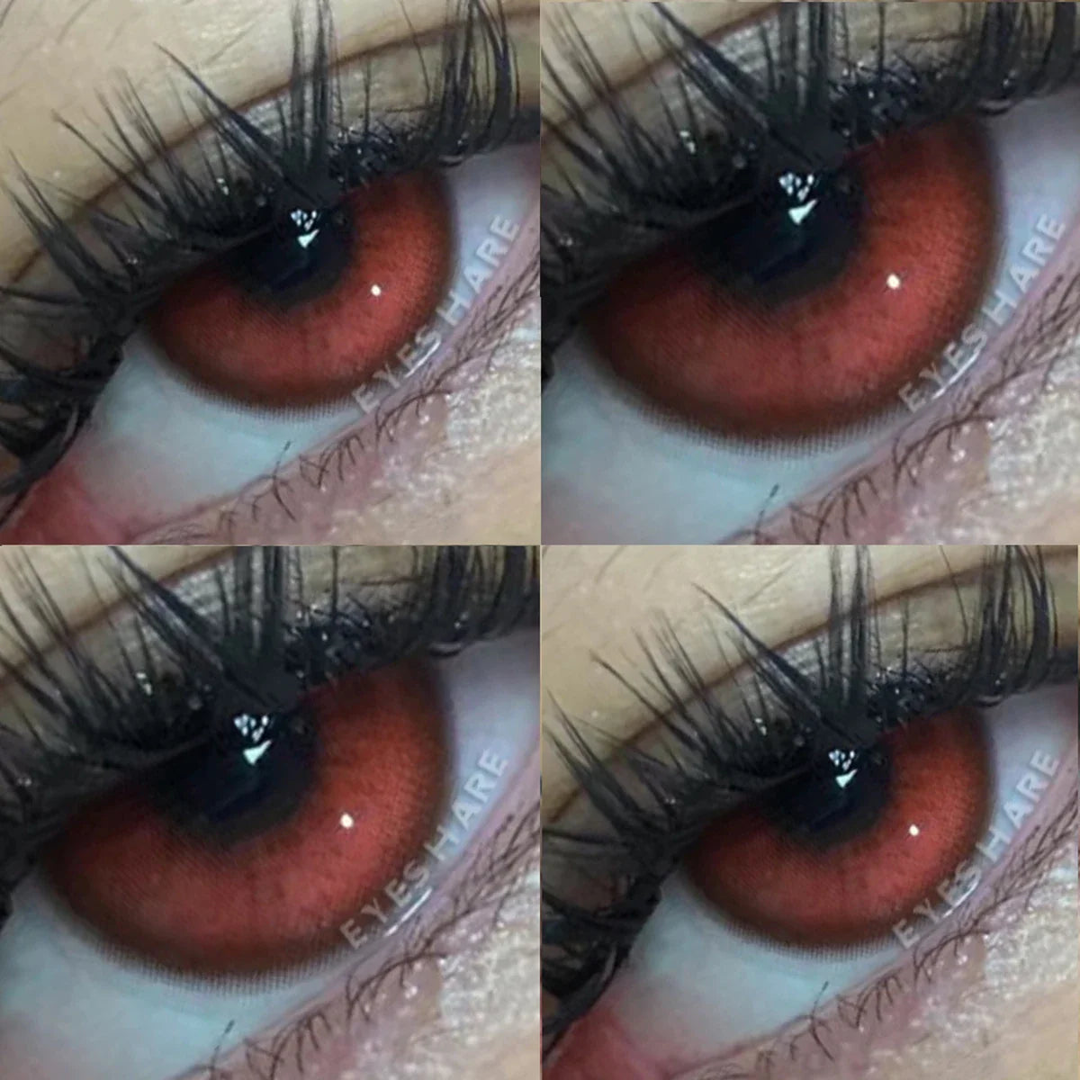 1 Pair Pink Cosplay Contact Lenses for Eyes Lenses Anime Lenses Anime Accessories Lenses Purple Lenses Red Lens