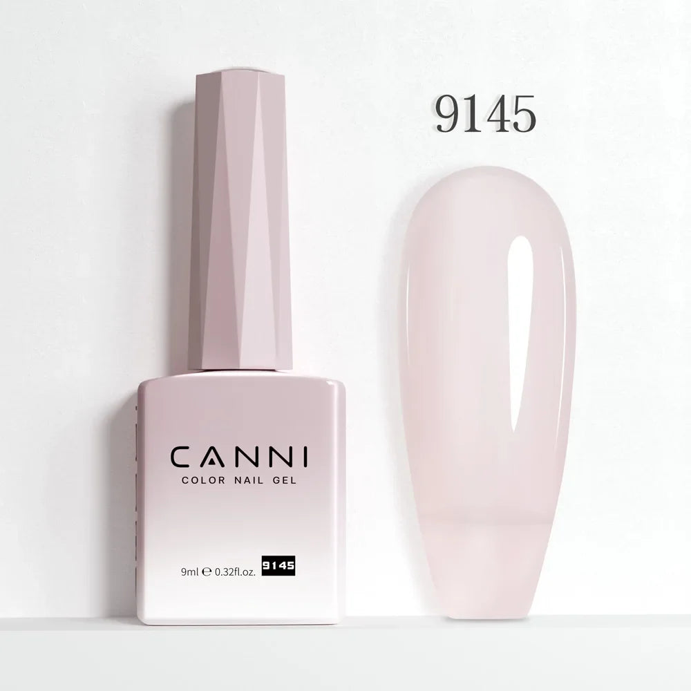Nail Gel Polish HEMA FREE Translucent Jelly Gel Varnish Semi Transparent Super Glossy Ultra Consistency Round Shape Brush