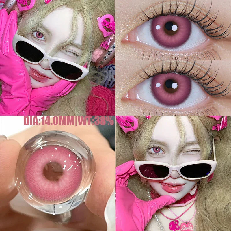 2pcsCosplay Anime Eyes Lenses for Eyes NEBULA Makeup Sharingan Beauty Contact Lenses Eye Cosmetic Color Lens Eyes