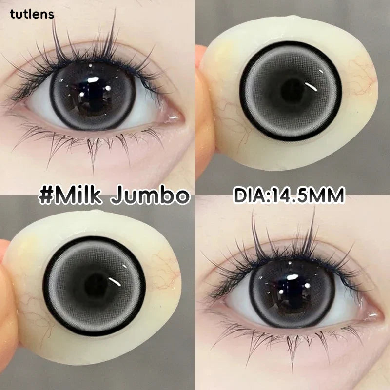 Fashion Mixed Color Half-Yearly Cosmetic Contact Lenses 2 Pieces