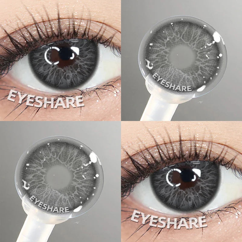 1 Pair Brown color Contact Lenses for Eyes Blue Lenses Gray contact Lenses eye makeup Eye Cosmetics