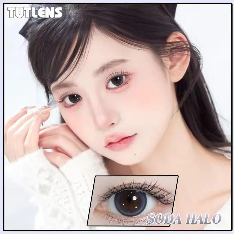 2 Pcs Mixed Color Half-Yearly Colored Contact Lenses