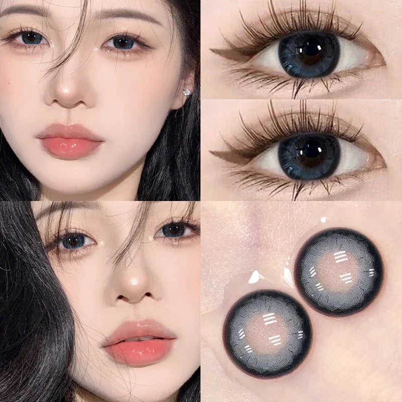 Contact Lenses myopia Prescription Lenses With Diopters 1 Pair colored contacts for eyes Cosmetics Beauty Natural Color Lens