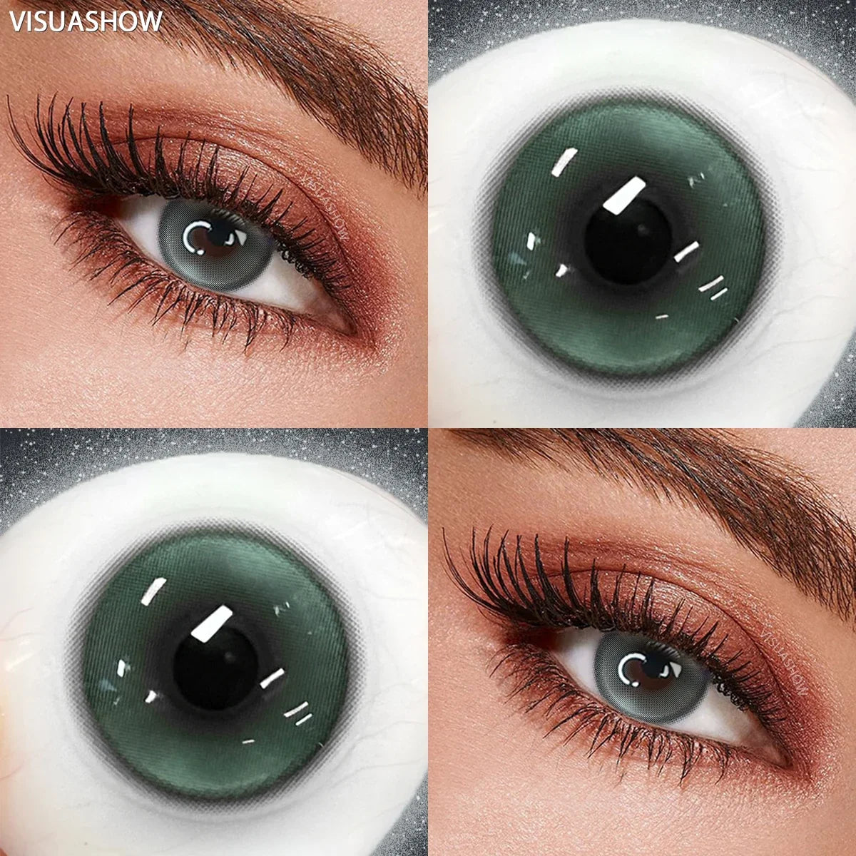 Colored Contact Lenses Power Urban Layer Natural Eye Beauty Lens for Women Daily Makeup