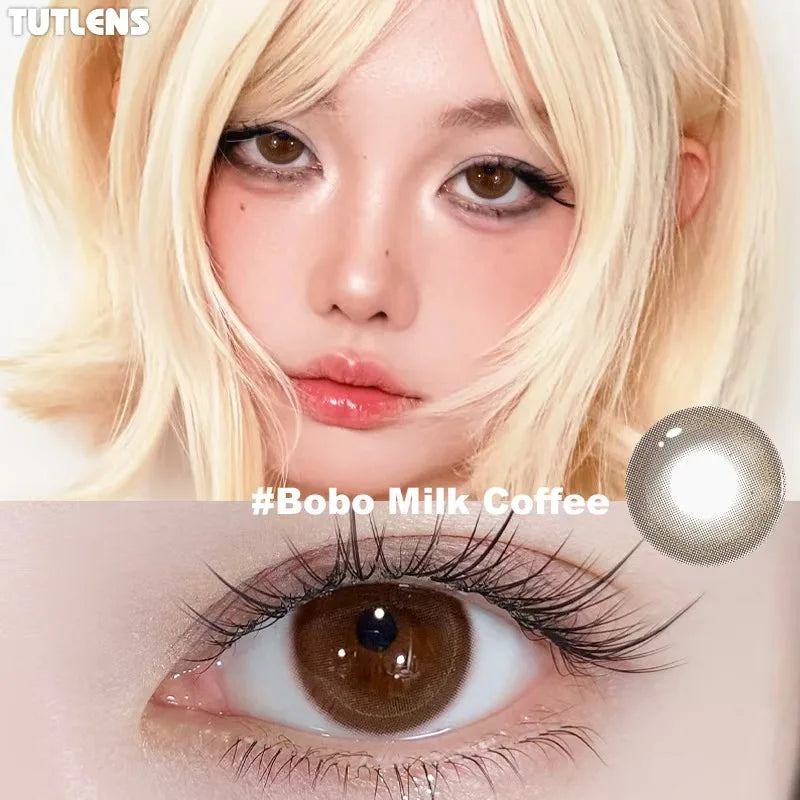 2 PCS Mixed Color Cosmetic Half-Year Soft Contact Lenses