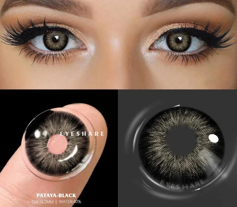 Natural Color Contact Lenses For Eyes 1Pair Multicolor Lens Soft Yearly Blue Eye Contact Beautiful Pupils Beauty Makeup