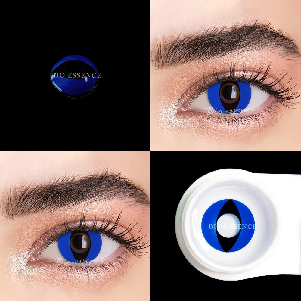 1 Pair Cosplay Contact Lenses for Eyes Halloween Cat Eye Contacts Anime Accessories Snake Eye Lenses Lizard Lenses