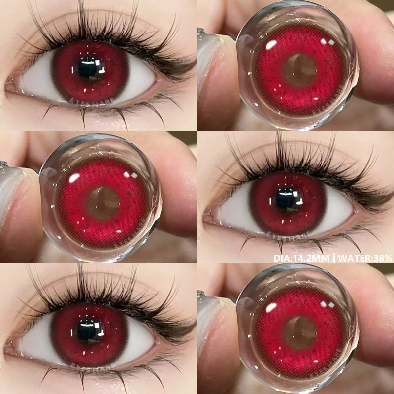 1Pair New Color Contact Lenses for Eyes Cosmetic High Quality Blue Lenses Green Contact Fashion Cosmetic Eye Contacts
