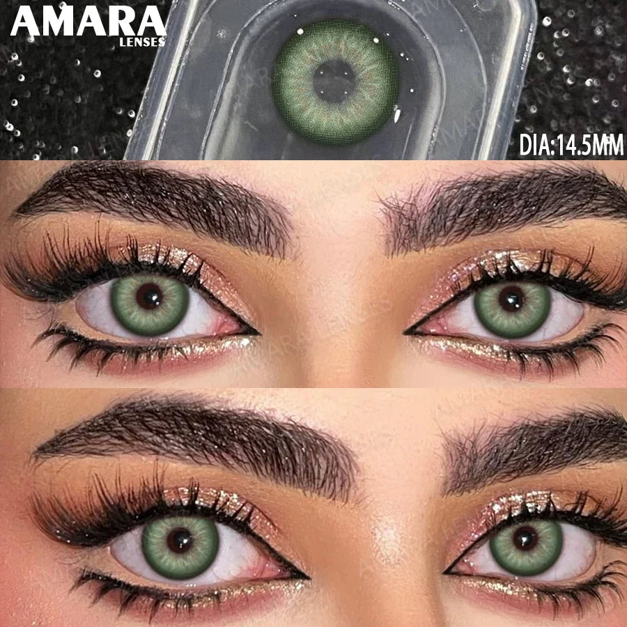 Norway Blue Contact Lenses Color Contacts for Eyes Brown Eye Lenses Gray Lenses Yearly Cosmetic Makeup Eye Contacts Yearly