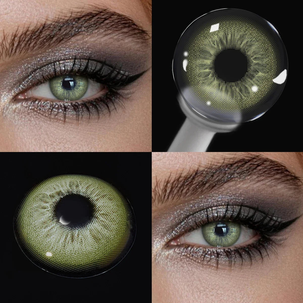 Unspoken Power Colored Contact Lenses with Prescription 14.2mm 6 Months Natural Eye Beauty Makeup Soft Lens