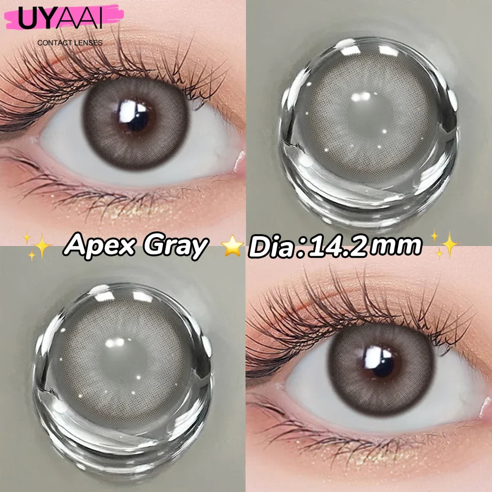 1 Pair Cleopatra Pupils Lens Yearly  For Eyes Blue Green Contact LensNatural Len Colorcon High Quality Lense