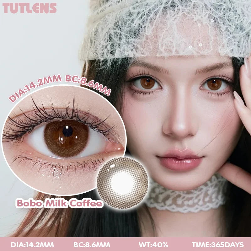 Mixed Tricolor Half-Year Colored Contact Lenses 2 Pack