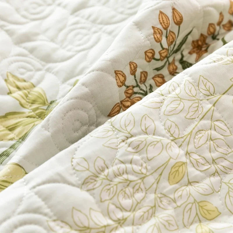 100% Cotton Quilted Bed Cover Set 3pcs/Set