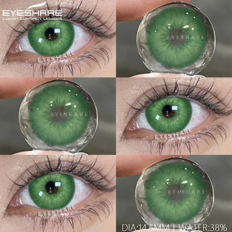 2Pcs Gray Color Contact Lenses For Eyes Natural Eye Brown Color Lens Cosmetic Soft Eye Lenses Beauty Pupils Blue Lenses
