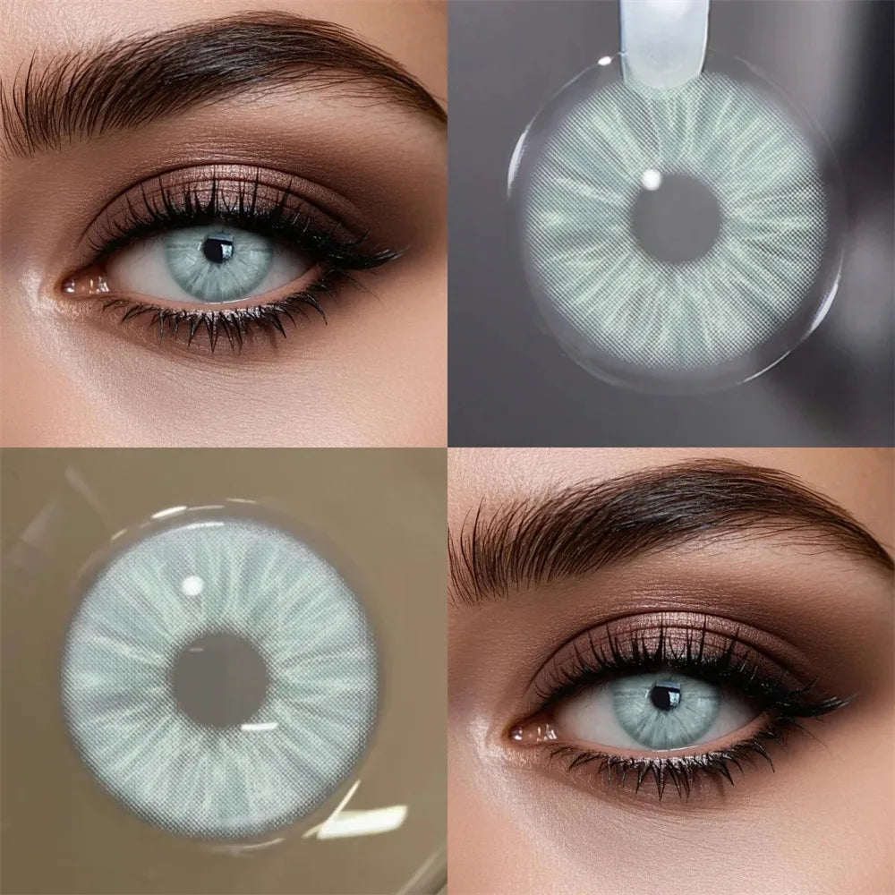 Eyes Color Contacts Colored Contact Lenses Lens Power Small Pupil Prescription 2Pcs 6 Months Half Year Use