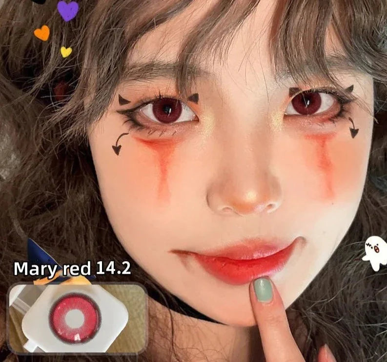 Colored Lenses For Eyes with Diopter Myopia Eyes Contacts Lens Beauty Pupil 1 Pair Natural Cosmetics Yearly New