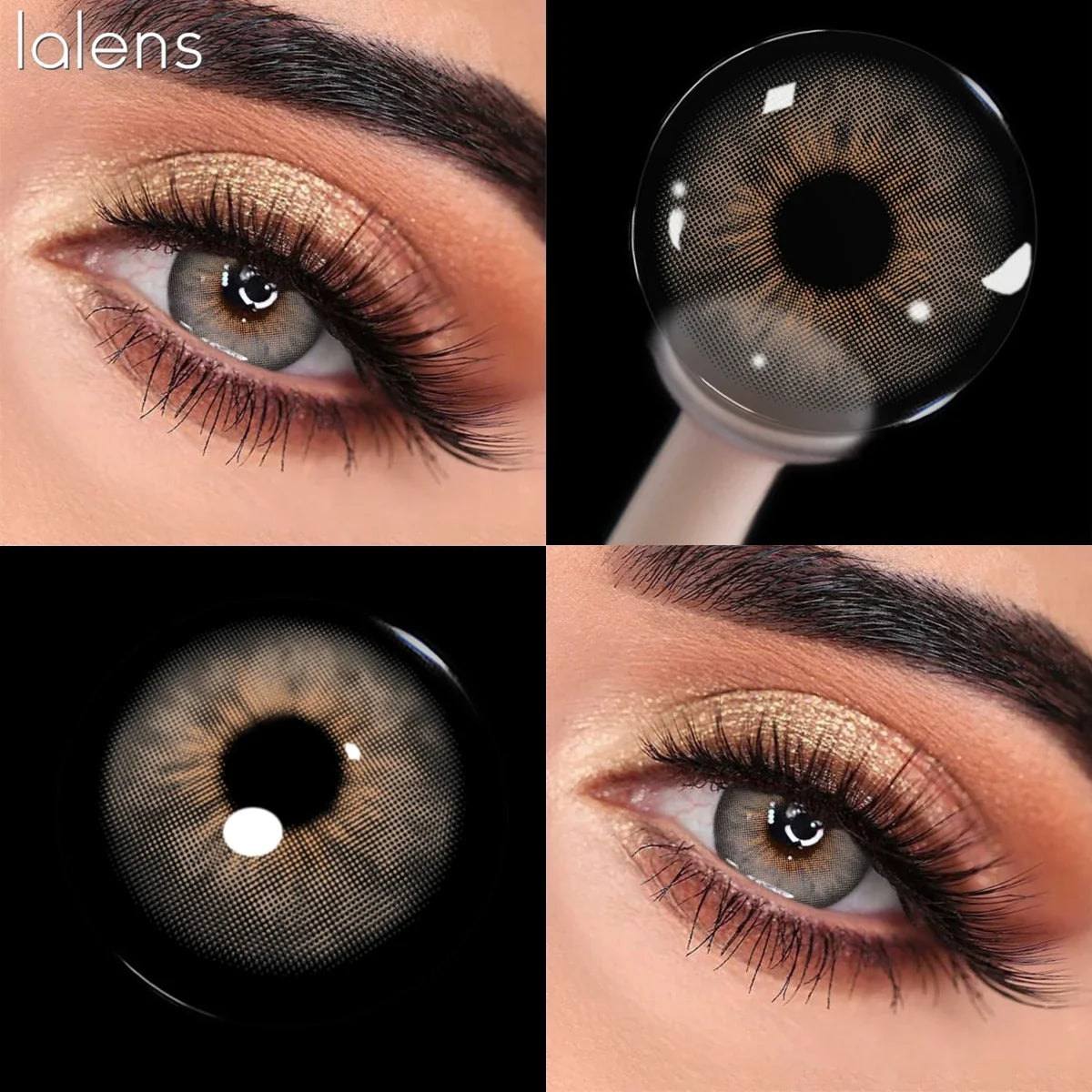 14.2mm Prescription Colored Eye Contacts 6 Months Disposable Natural Soft Lenses for Daily Wear