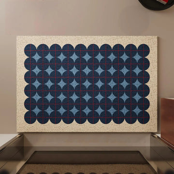 Nordic Style Geometric Print Entryway Mat PVC Wire Loop Bathroom Rug Non-Slip Waterproof Dustproof Entrance Carpet