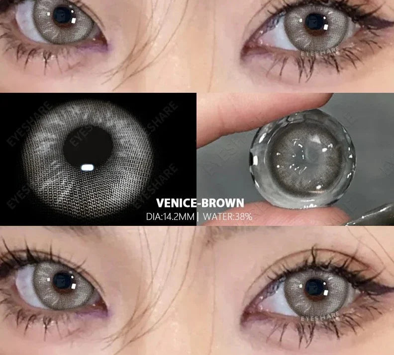 1pair/2pcs Colored Contact Lenses for Eyes Natural Green Lenses Blue Contact Lens Gray Contacts High Quality Lenses