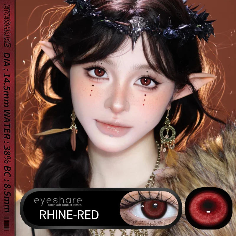 Contact Lenses 14.5mm 1Pair for Anime accessories for eyes Cosplay Color contact Lenses Halloween Eye Contacts yearly use
