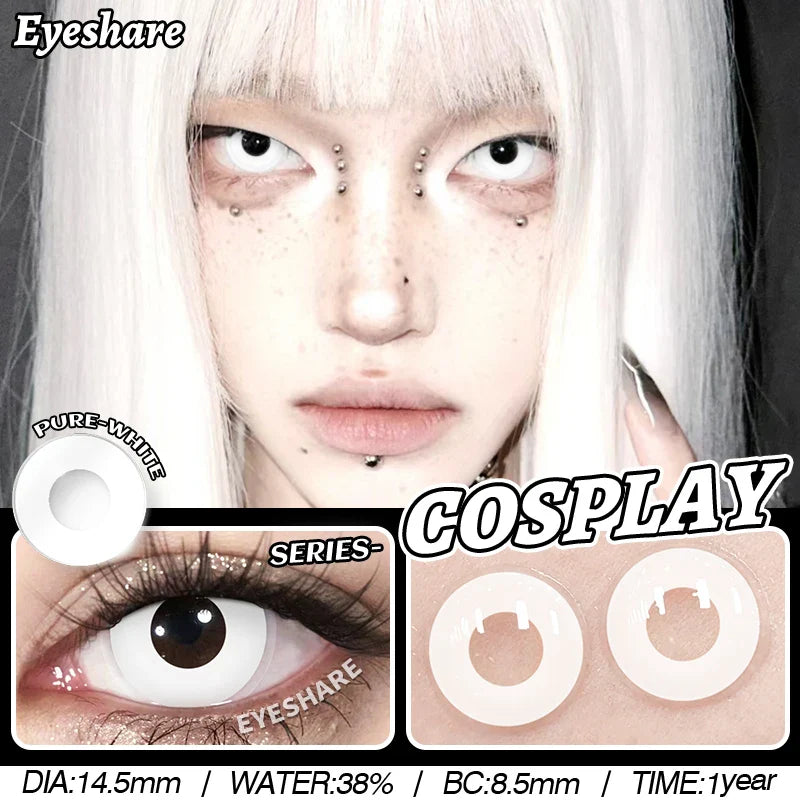 Cosplay Color Contact Lenses for Eyes Makeup Halloween Beauty Contact Lenses Eye Cosmetic Color Lens Eyes Anime Accessories