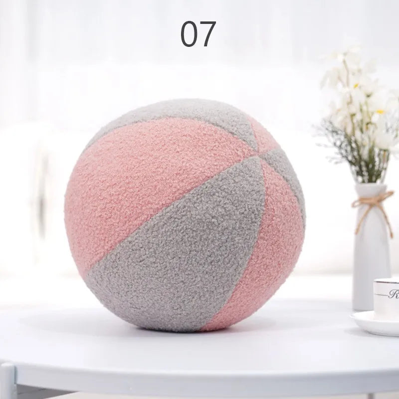 Nordic Style Spherical Pillow Stuffed Decoration Plush Sofa Bay Window Decoration Throw Pillow Soft Photography Prop New