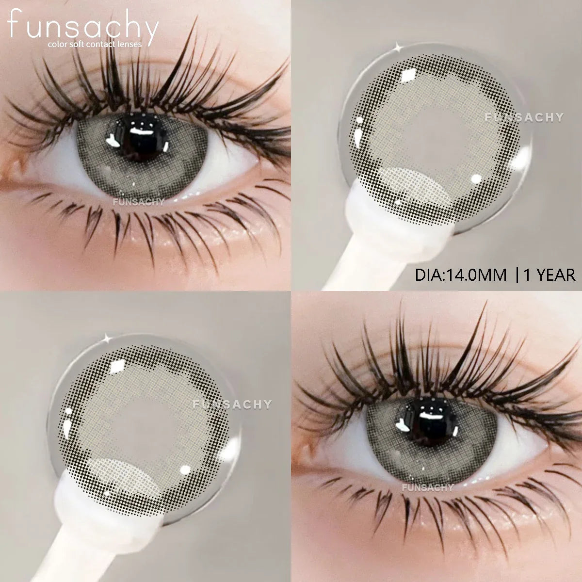 1 pair Colorcon Contact Lenses for Eyes Black Lenses Beautiful Cosmetic Pupil Blue Lenses Big Eyes Contacts Lens Yearly
