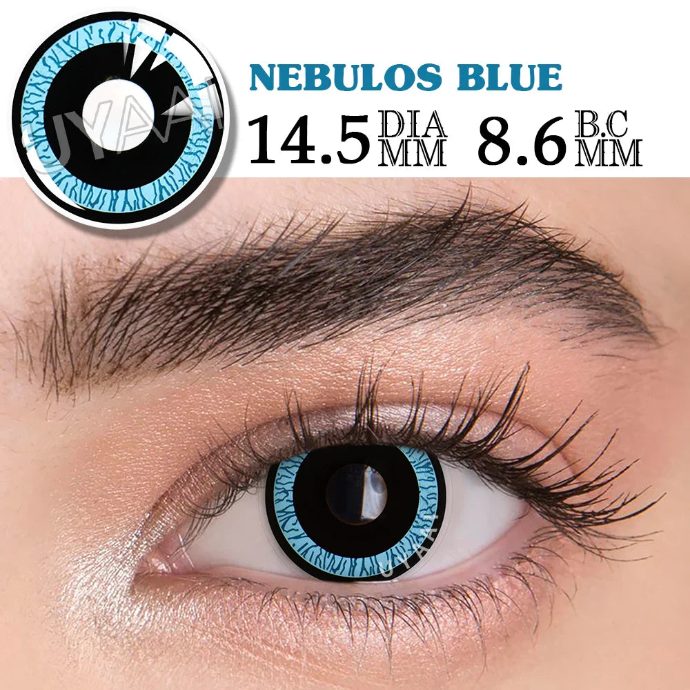 Halloween Cosplay Cosmetics Color Contact Lenses Red Color Lens Anime White Lenses Big Eye Lenses