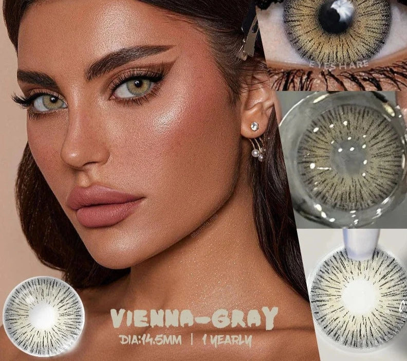 1pair Colored Contact Lenses for Eyes Natural Look Gray Eye Lenses Brown Contact Blue Lenses Fast Delivery Green Lenses