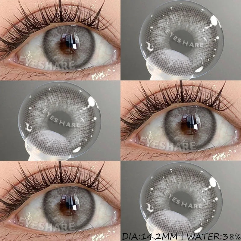 1 Pair Color Contact Lenses for Eyes Blue Eye Contacts Brown Natural Contact Lenses Gray Pupils Green Contacts Yearly