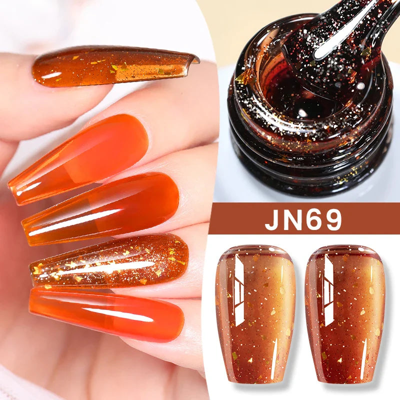 10ml Purple Red Series Gel Nail Polish Winter Dark Purple Nail Art Varnish Semi Permanent Soak Off UV LED Gel