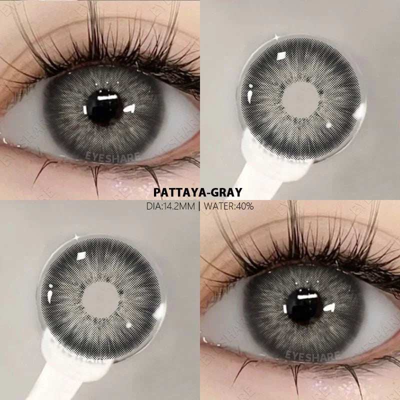 1 Pair Myopia Lenses Colored Contact Lenses for Eyes with Degree Natural Contact Lens Blue Eye Lenses Brown Contacts