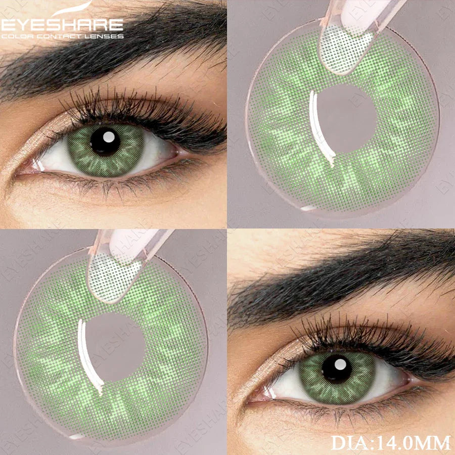 Blue Contact Lenses Colored Contacts for Eyes 1 pair Brown Eye Lenses Gray Lenses Yearly Cosmetic Makeup Eye Contacts